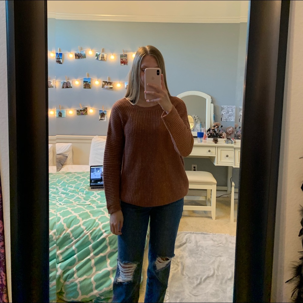 Forever 21 Open Back Sweater